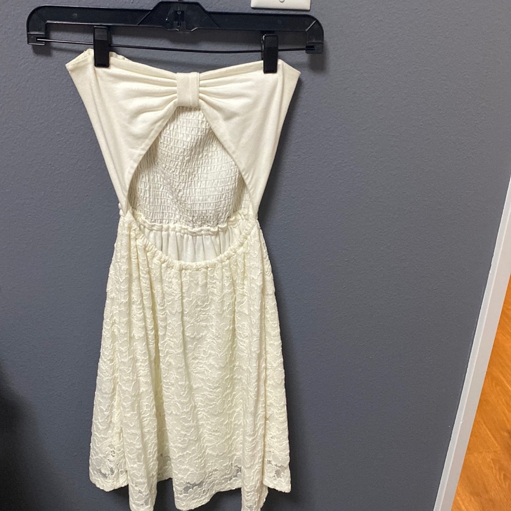 Abercrombie kids White sleeveless dress